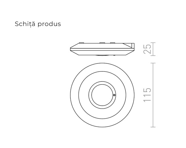SENZOR DE TAVAN - intrerupatoare si accesorii [2]