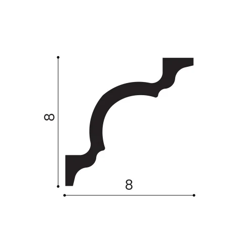 Set colt interior C8 - 2buc de 1m pretaiate la 45/set [3]