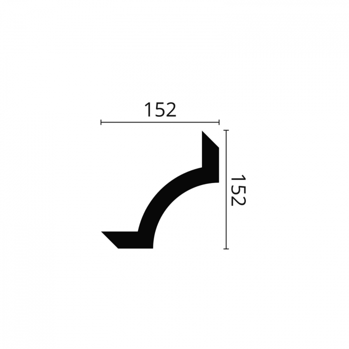 Set coltar decorativ accesoriu SP2-5 pentru profil SP2 4 BUC [2]