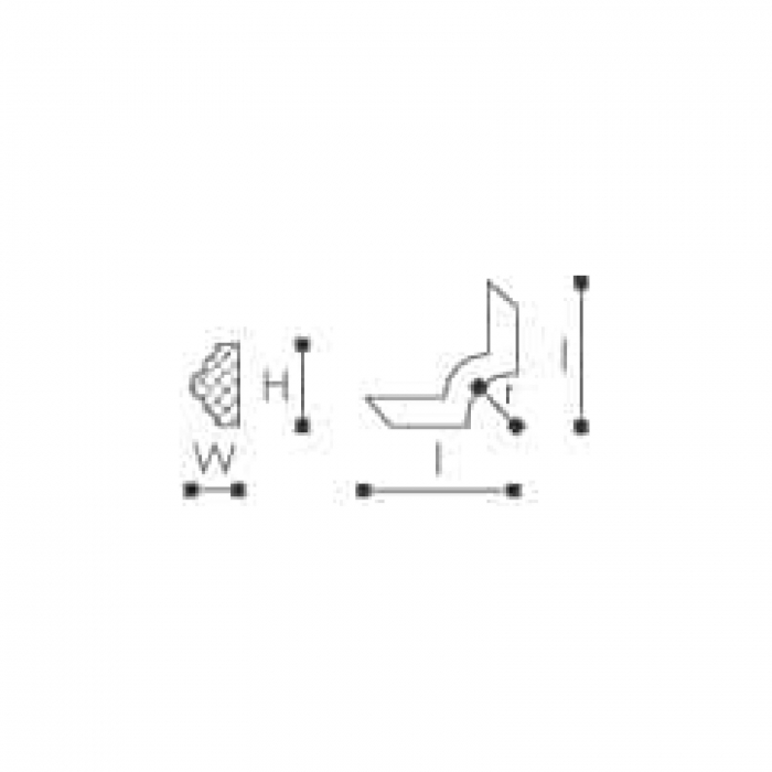 Set coltar decorativ accesoriu  SP3-4 pentru profil SP3 - 4 BUC [2]