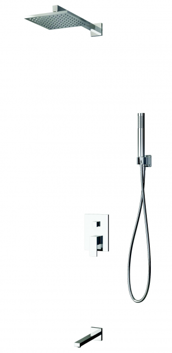 Set dus - baterie mixer 4 moduri DELOS CROMO [1]