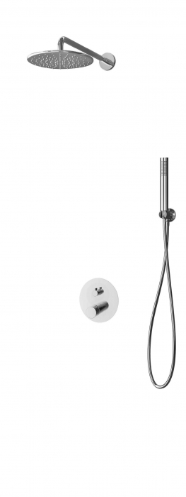 Set dus - baterie mixer 4 moduri - SET JOAN BRASS PATTERN [2]