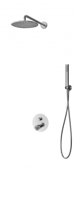 Set dus - baterie mixer 4 moduri - SET JOAN MARMO BIANCO [1]