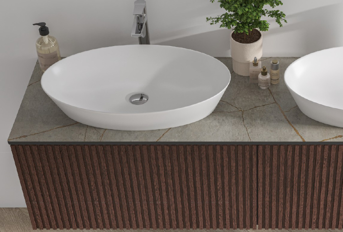 Set mobilier baie DRESS 1400 SCURO, SURFACE COMPACT - PREMIUM GREY [2]