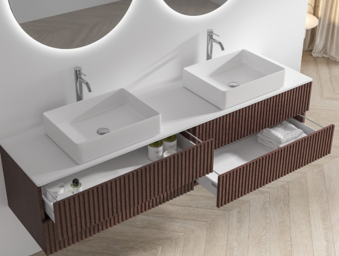 Set mobilier baie DRESS 1800 SCURO, SURFACE SOLID [2]