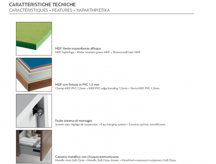 Set mobilier baie KEA 140 - CACAO LATTE [2]