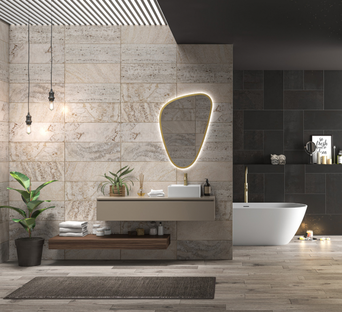 Set mobilier baie KEA 140 - CACAO LATTE [1]