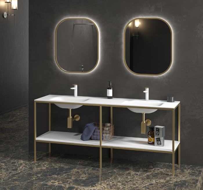 Set mobilier baie NEW TERRA 175 ORO OPACO [1]