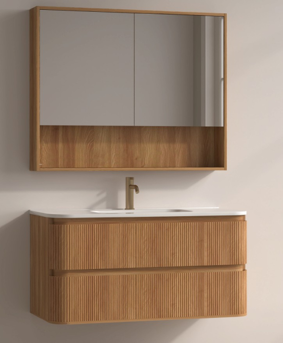 Set mobilier baie NORDIC 1000 - Acacia [2]