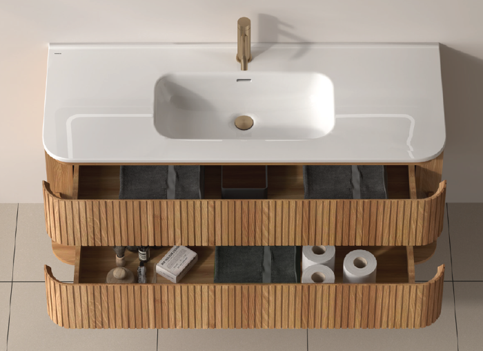 Set mobilier baie NORDIC 1200 - Acacia [2]