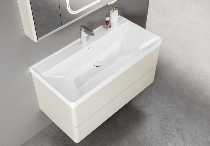 Set mobilier baie SIMPLA 100 - WHITE MATT [3]