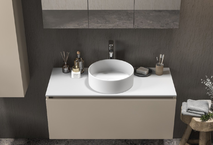 Set mobilier baie SPACE 100 SAND, Surface Solid [2]