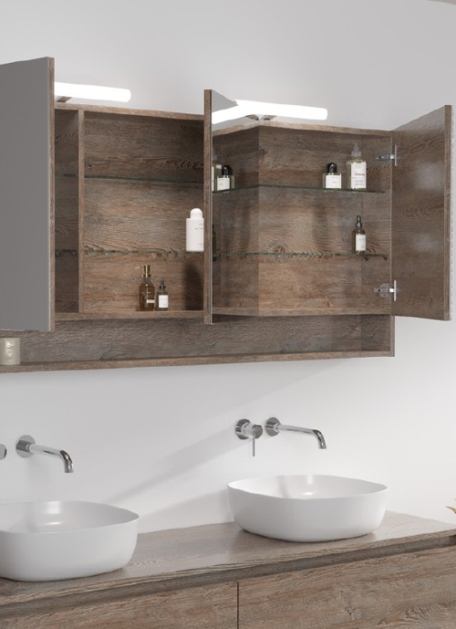 Set mobilier baie SPACE 155 PINE BROWN [2]