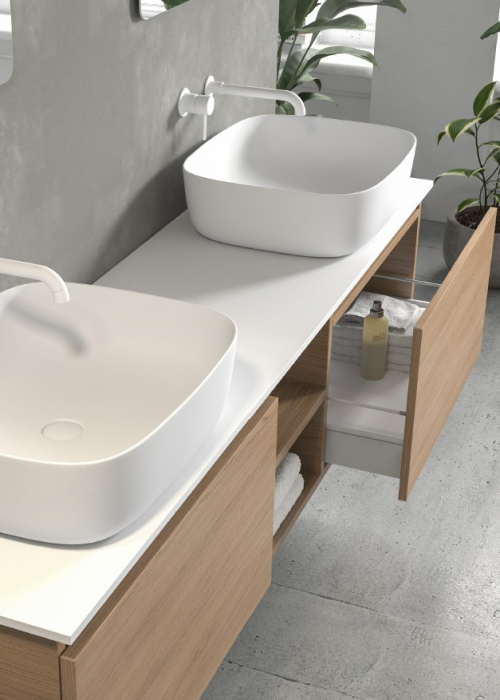 Set mobilier baie SPACE 175, SAND ROVERE ALTO 2669 [2]