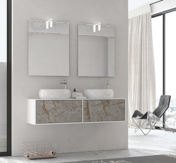 Set mobilier baie SUPER 135 VILLA MARBLE [1]