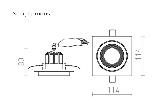 SHARM SQ I incastrat - lumină de podea [2]