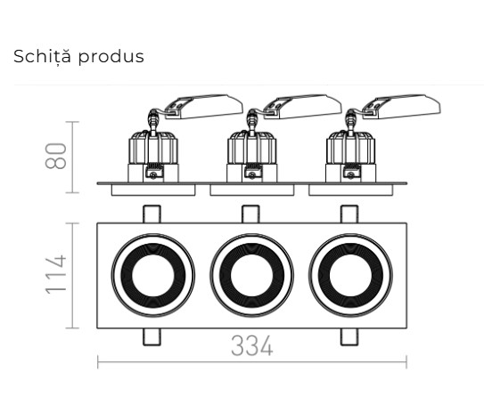 SHARM SQ III incastrat - lumină de podea [2]