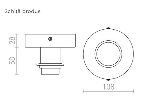 SOLO R - Bază de tavan [2]