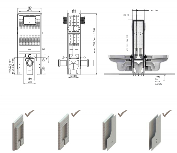 T05-2115 Set de 2 rezervoare wc incorporate [2]