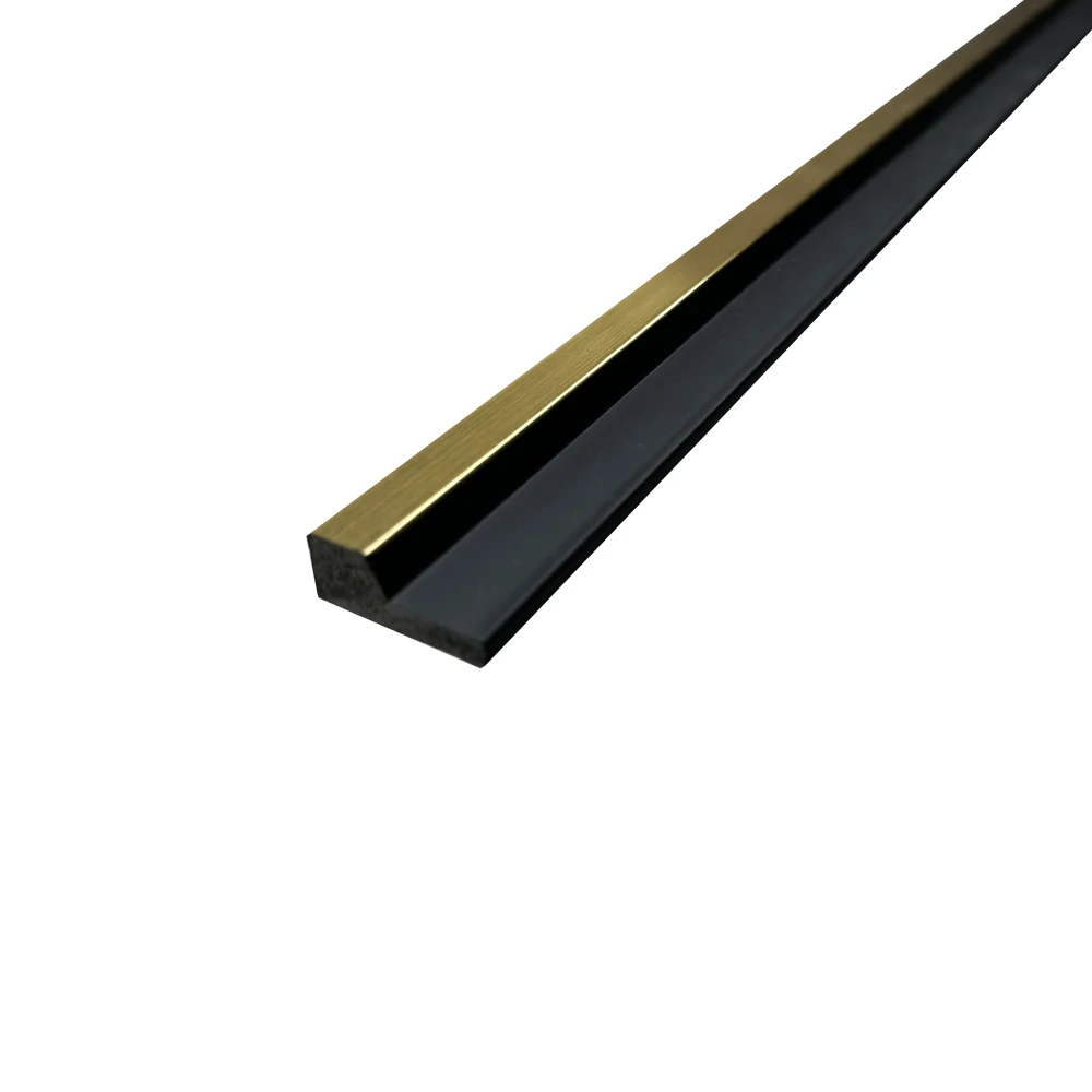Terminatie Riflaj decorativ, dreapta, auriu, 29 mm [2]