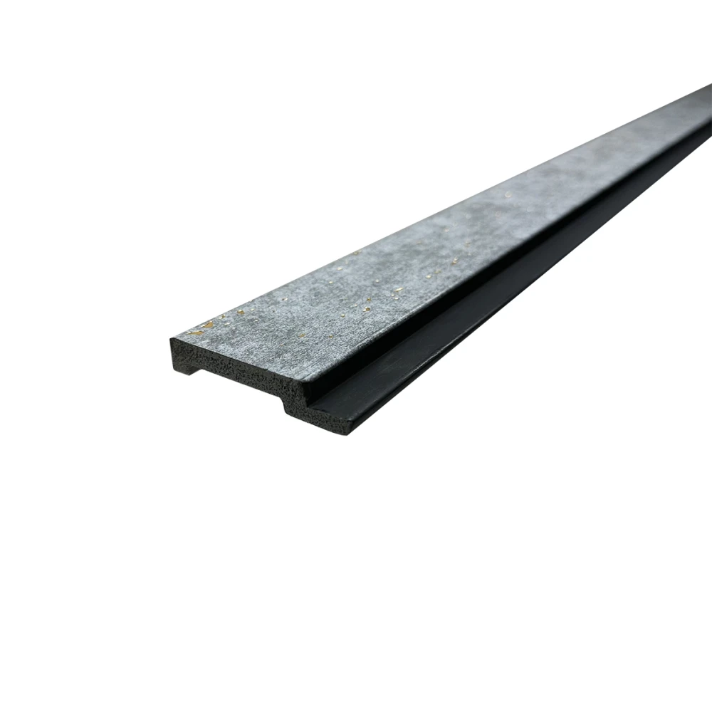 Terminatie Riflaj decorativ,dreapta, gri, 63.6 mm [2]