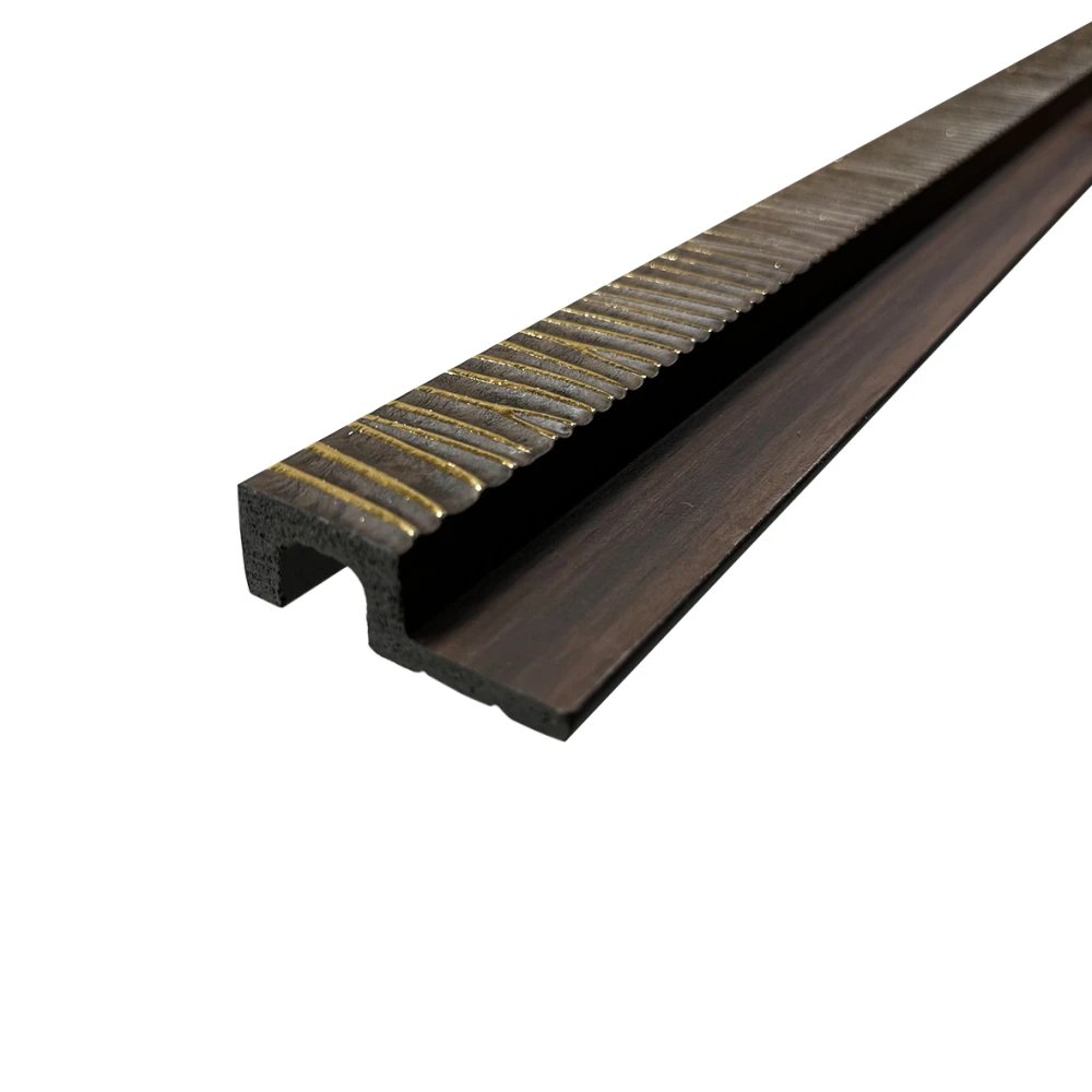 Terminatie Riflaj decorativ, dreapta, maro, 63,4 mm [2]