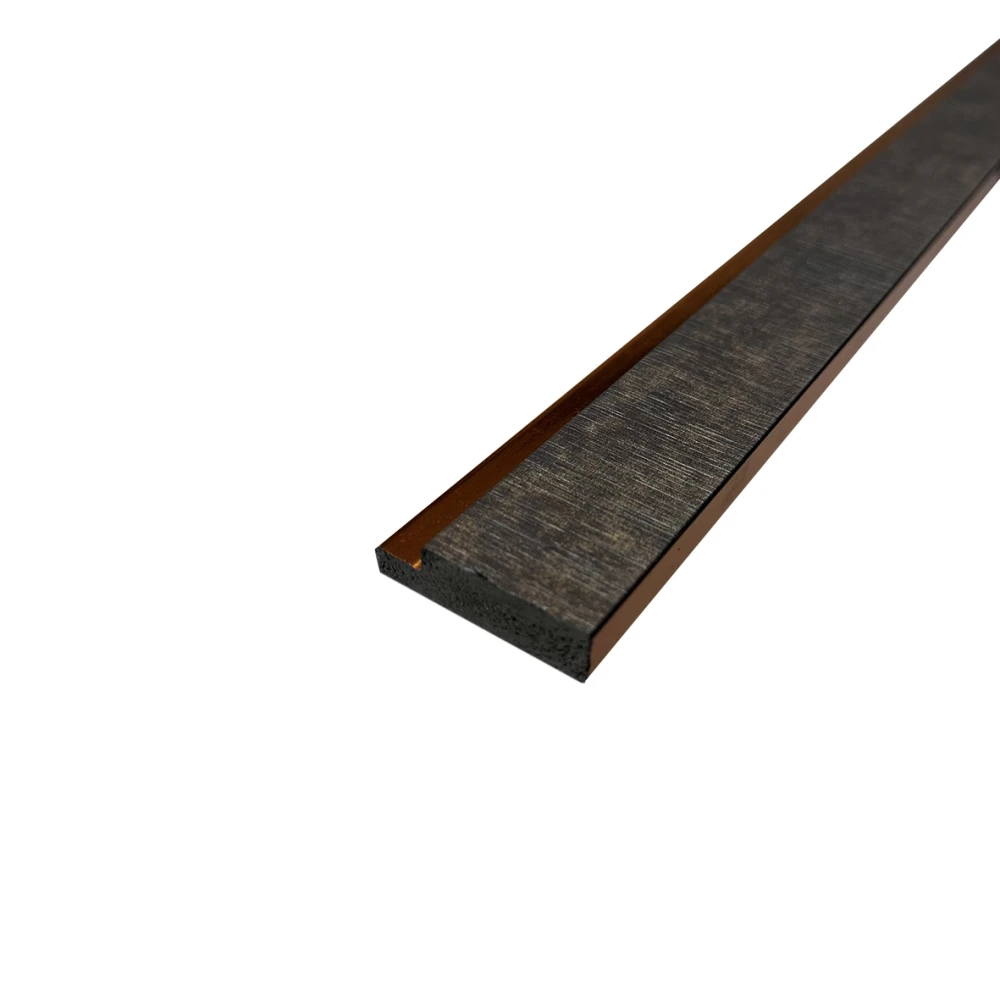 Terminatie Riflaj decorativ, dreapta, nuante de maro, 43.8 mm [2]