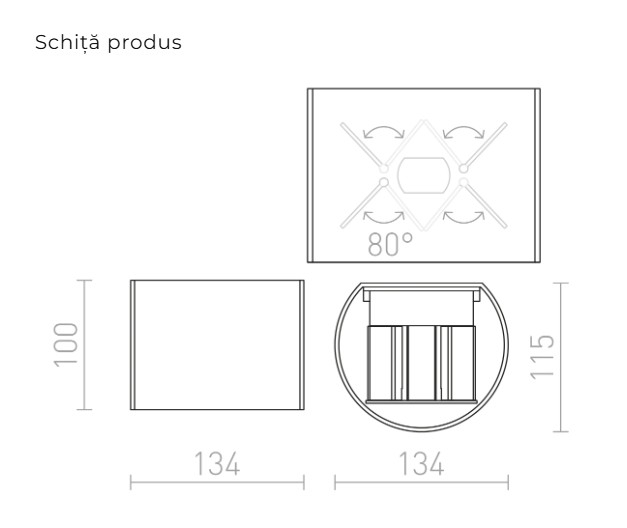 TITO R DIMM - CORP DE ILUMINAT DE PERETE [4]