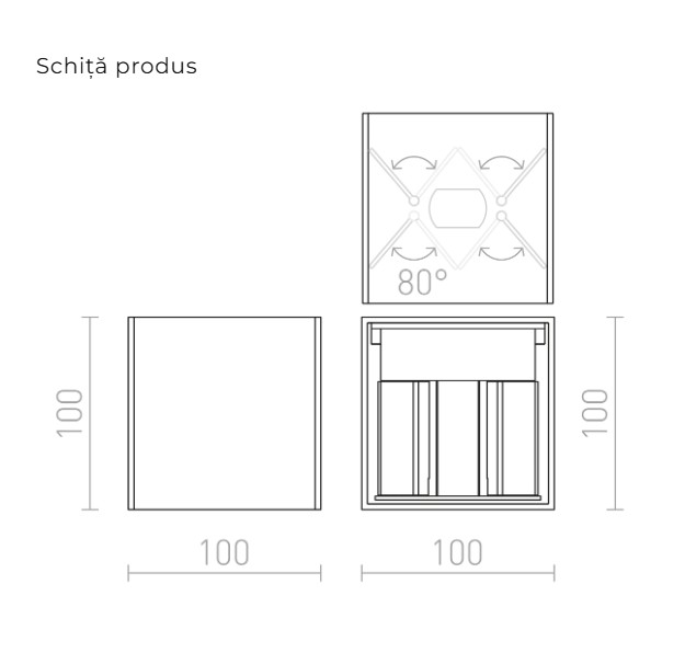 TITO SQ DIMM - CORP DE ILUMINAT DE PERETE [5]