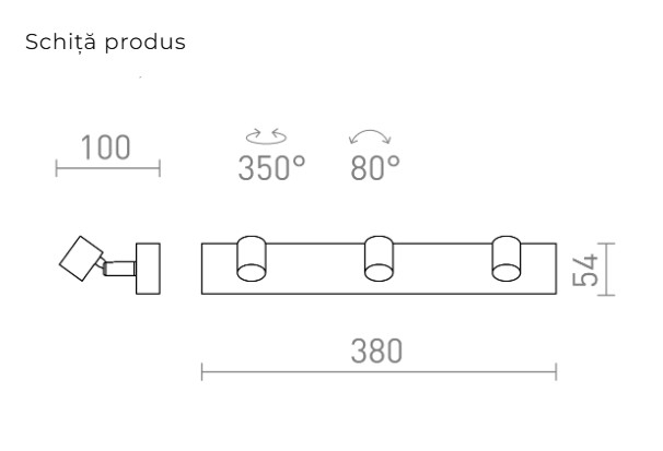TRICA III DE PERETE - spot luminos [2]