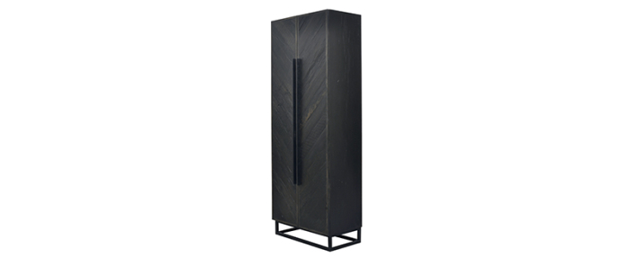 Dulap VANCOUVER – 80 × 43 × 210 cm, Rustical Oak [2]