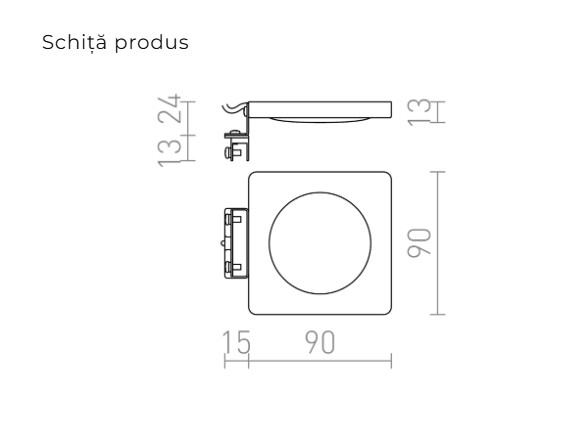 YOLO SQ DEASUPRA OGLINZII – lampă de perete [4]