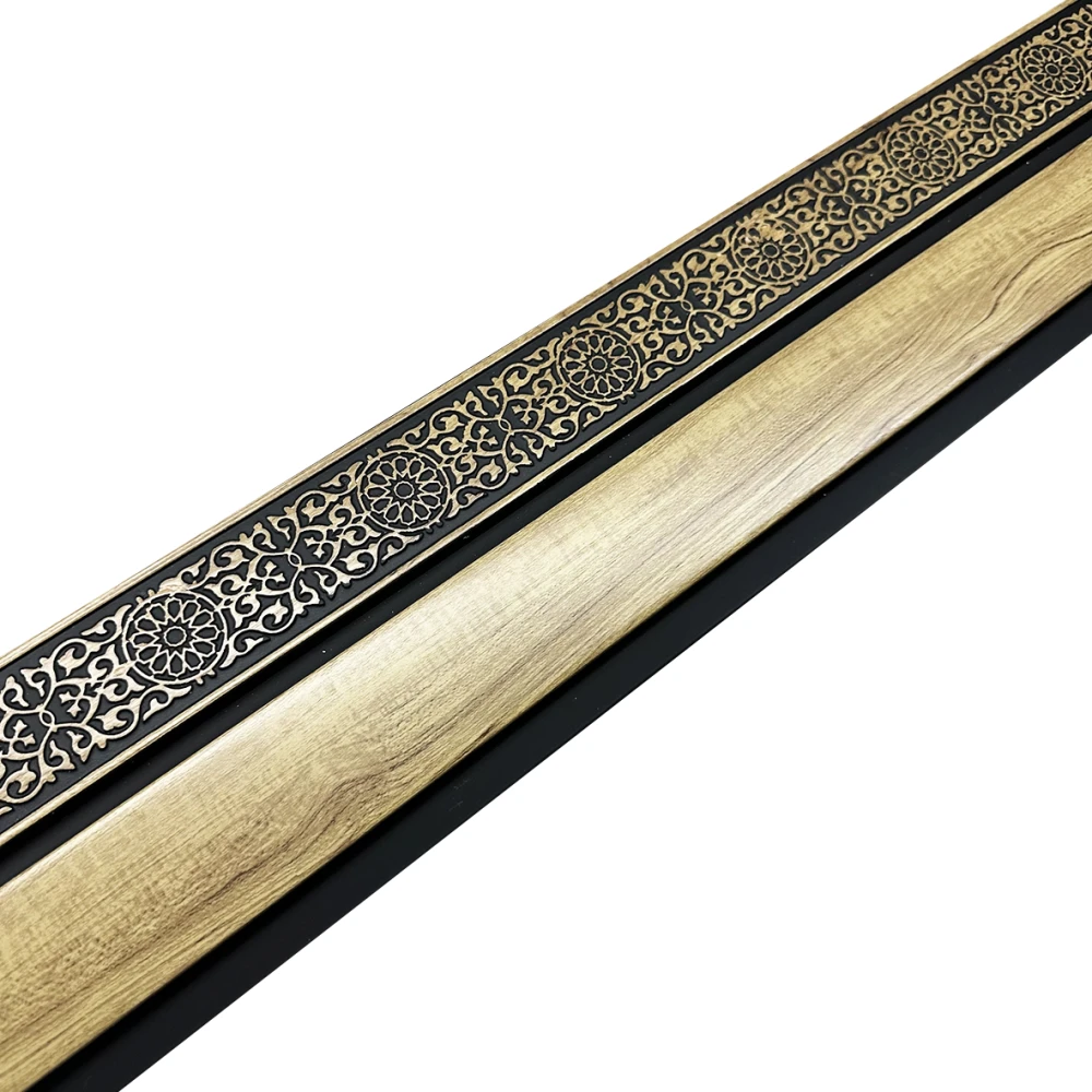 Riflaj decorativ imitatie lemn deschis, 120 mm [1]
