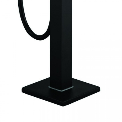 Baterie mixer cada pe pardoseala cu para dus - GINKO BLACK [3]