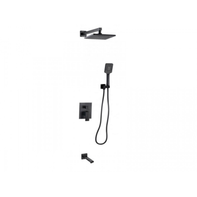 Baterii - Set dus - Baterie mixer 5 moduri perete - DELOS NERO