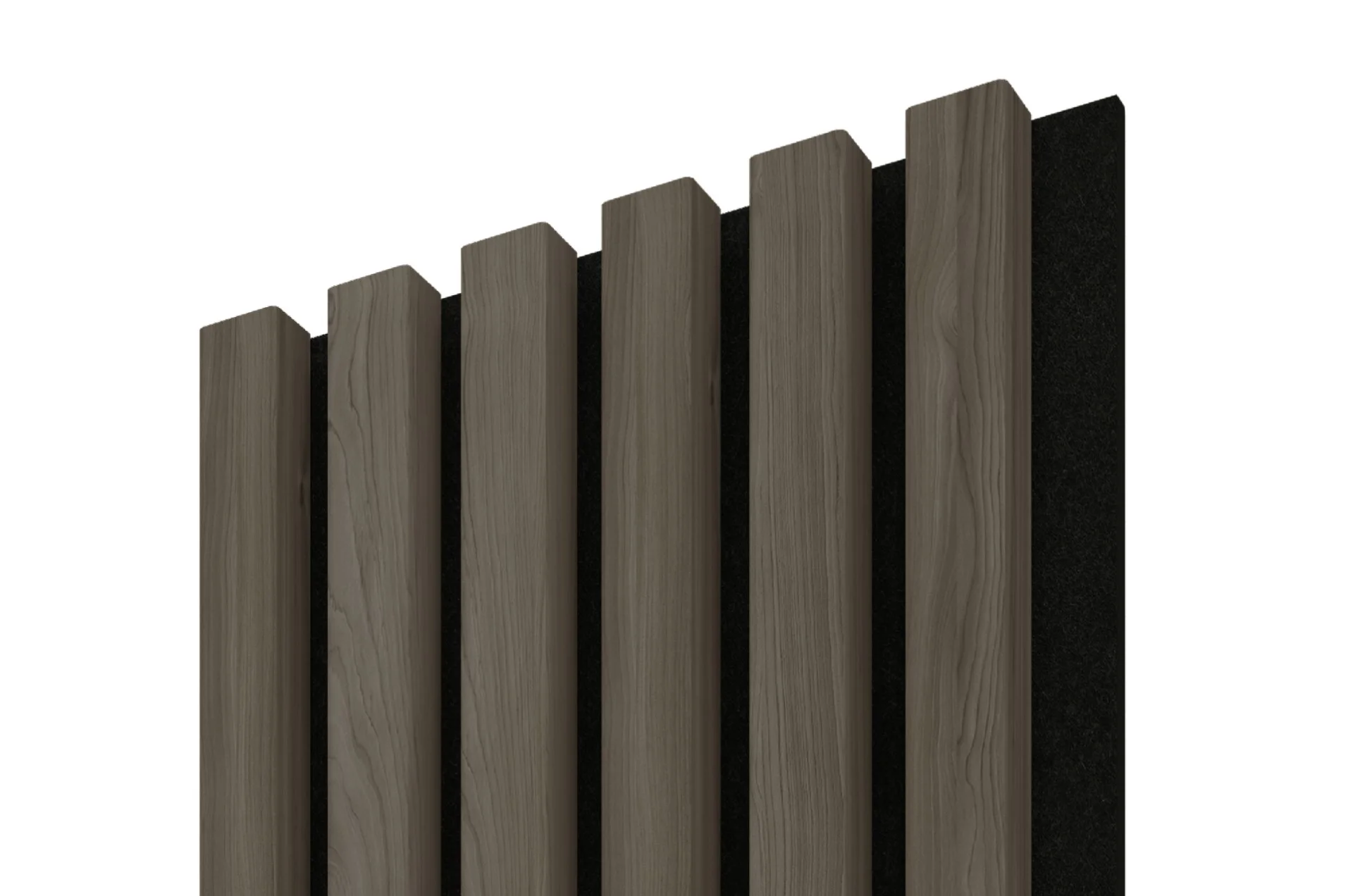 Riflaje decorative MDF - ACOUSTIC LINE HAKIRA / BLACK