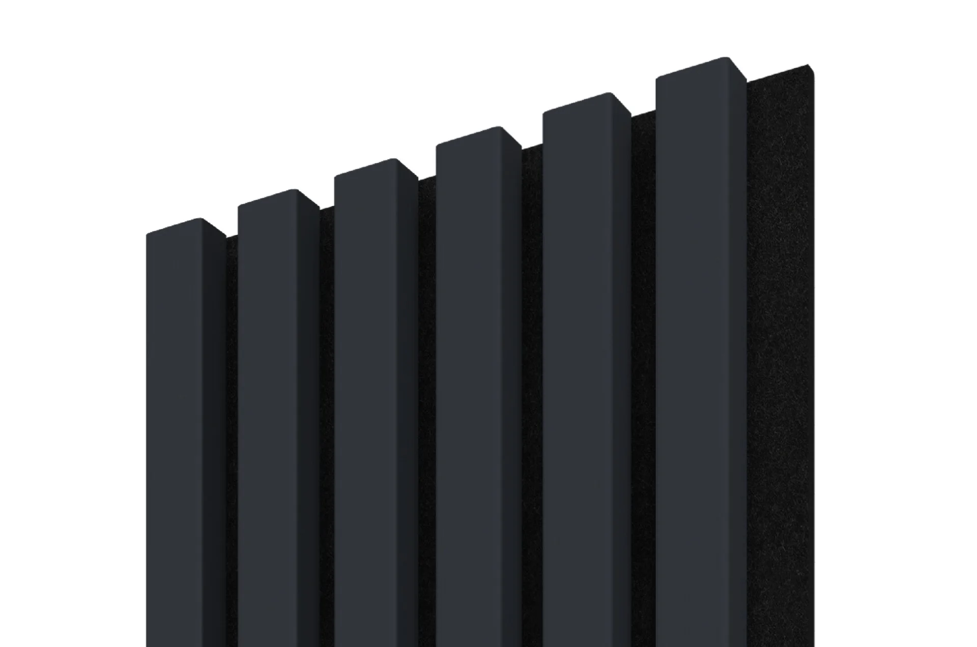 Riflaje decorative MDF - ACOUSTIC LINE NAVY BLUE / BLACK