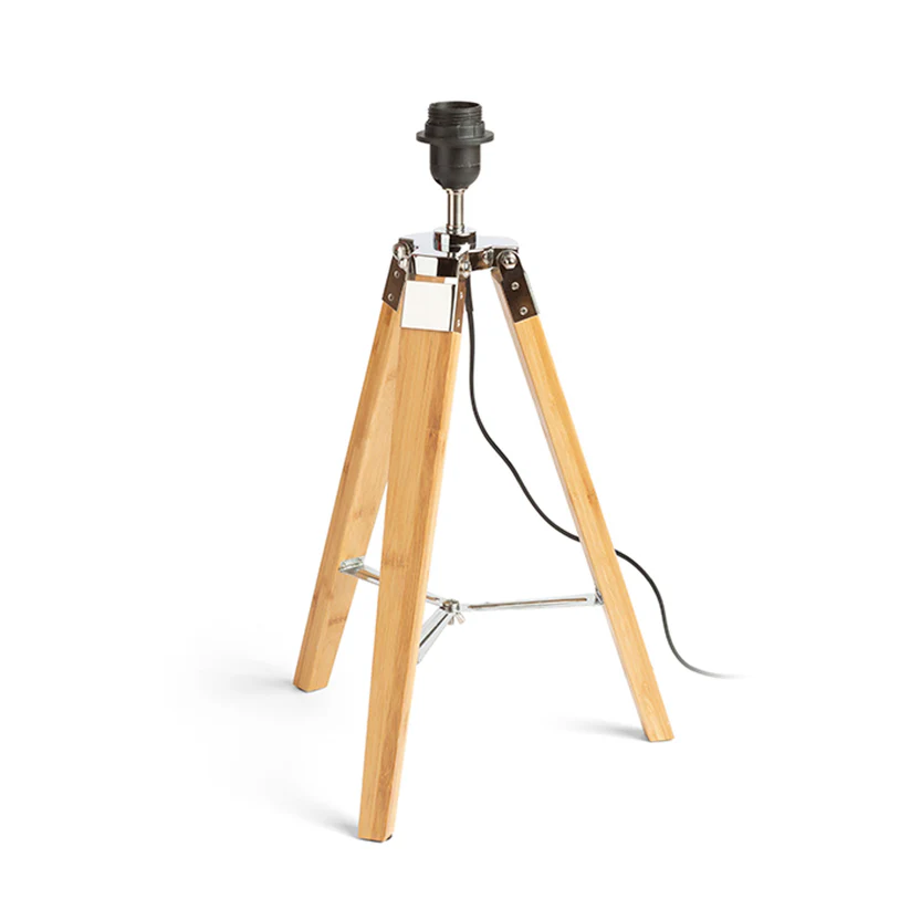 Abajururi si accesorii - ALVIS BAZĂ DE MASĂ - Bază de masă din bambus cu mâner