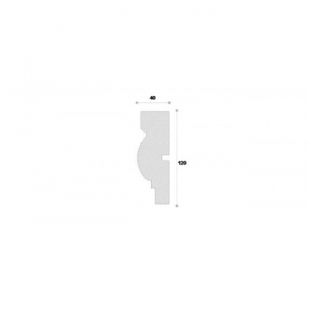 Ancadrament decorativ fereastra NA118 120X40X2000 [1]
