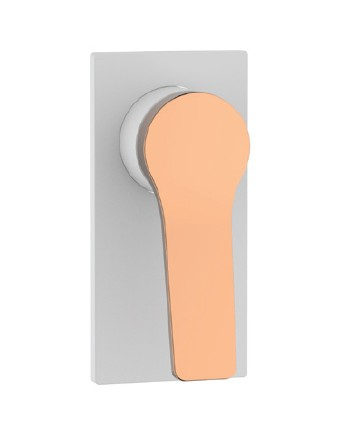 Baterii Cabina Dus - Baterie dus incorporata - 3 moduri ANDARE BIANCO ROSE GOLD