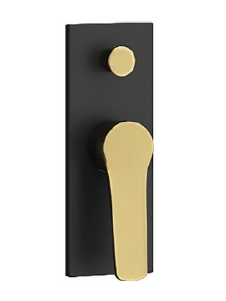 Baterii Cabina Dus - Baterie dus incorporata - 4 moduri ANDARE NERO BRONZE