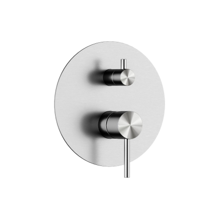 Baterii - Baterie duș încorporată cu 4 căi S12058 BRUSHED STEEL ETERNITY 316