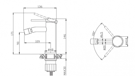 Baterie mixer bideu - JOAN CROMO [1]