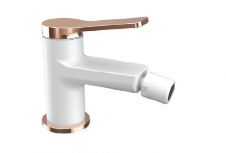 Baterii Bideu - Baterie mixer bideu - ANDARE BIANCO ROSE GOLD