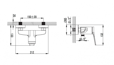 Baterie mixer dus - ANDARE NERO [1]