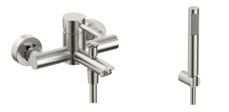 Baterii Cada - Baterie mixer cada - ARTEMIS INOX SATINATO