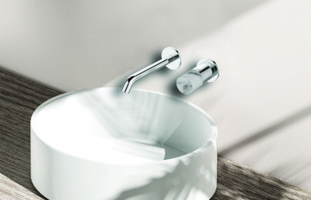 Baterie mixer de perete lavoar - JOAN MARMO BIANCO [1]