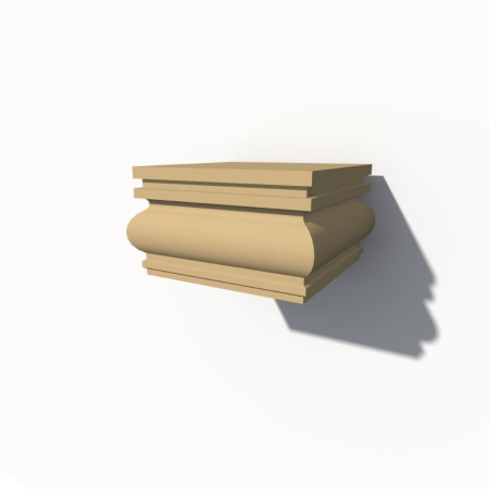 Profile Decorative NMC - Baza / Capitel NB106 Ø35 570x250x570 mm