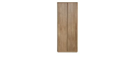 Corpuri de mobilier din lemn - Dulap DAWSON – 80 × 43 × 210 cm, BC Oak / Rustical Oak