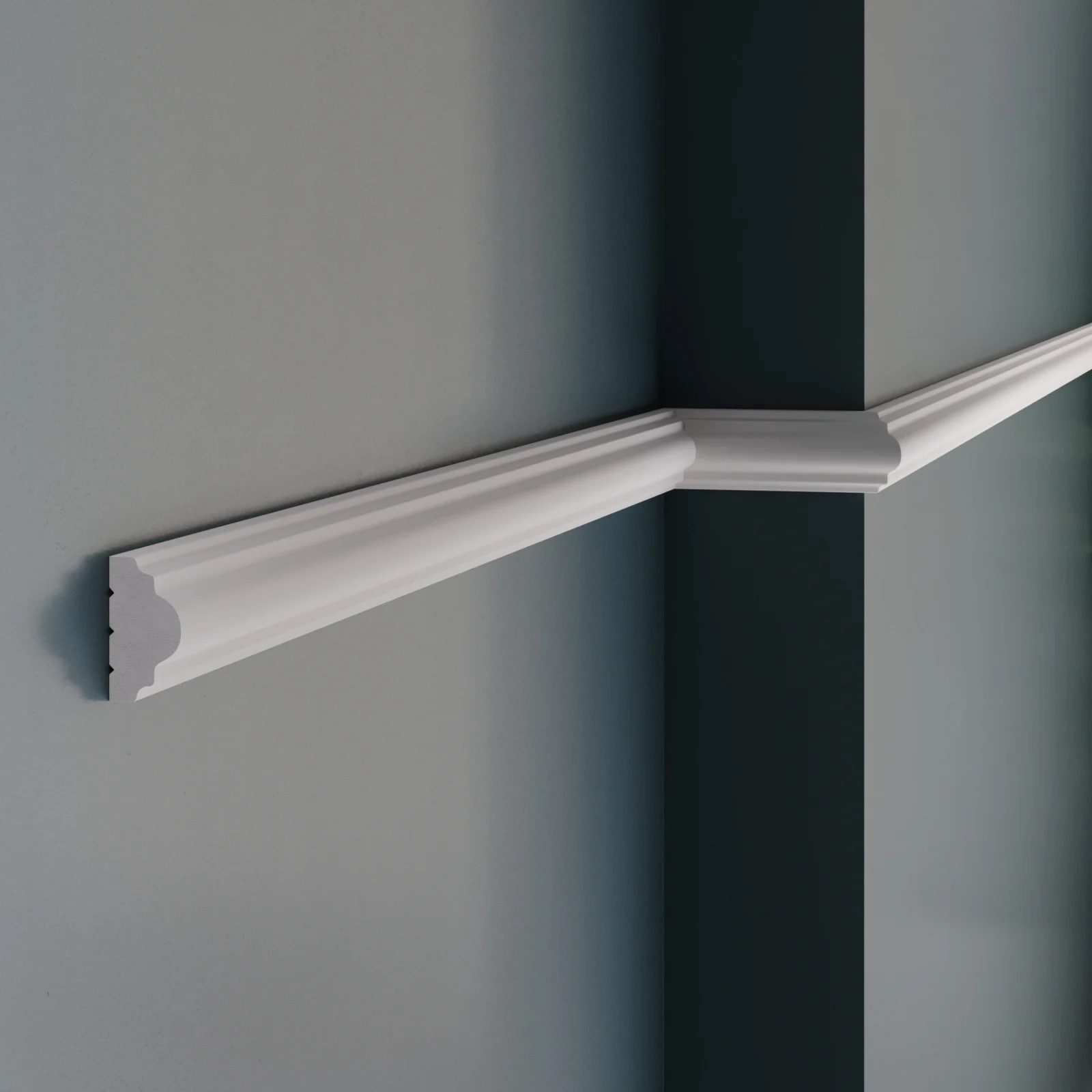 Brau polimer rigid - Brau decorativ din polimer rigid M1 - 1.5x0.8x200 cm